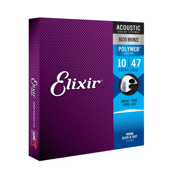 11000 Polyweb Acoustic Extra Light 10-47 - set of strings