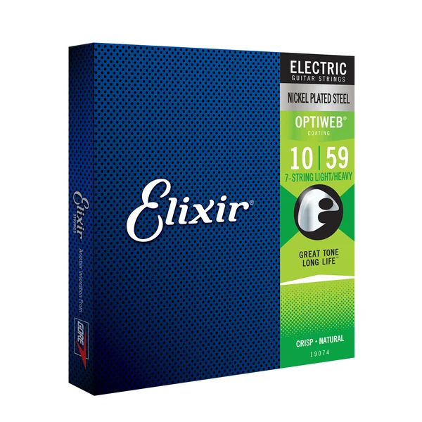 19074 7-String Optiweb NPS Electric Guitar Strings 10-59 - 7-string set