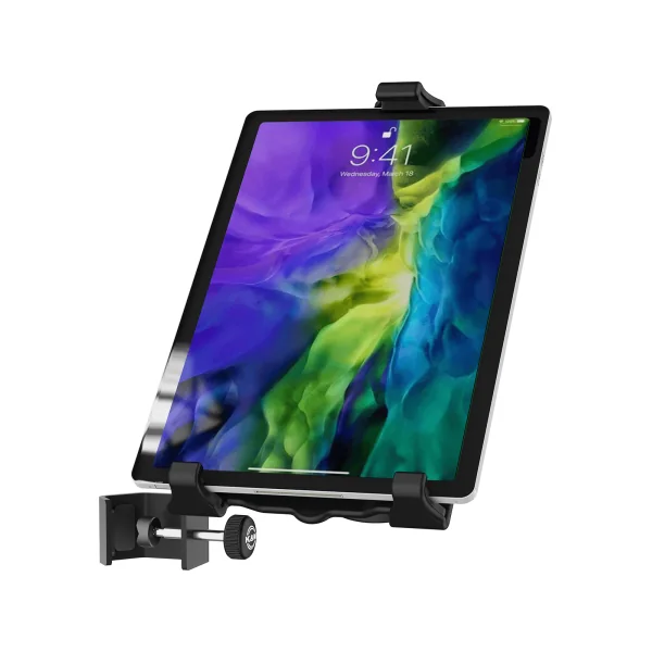 19765 K&M Support de tablette avec fixation par serrage latéral sur pied micro