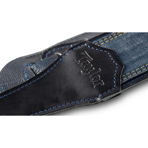 2.5-inc. Blue Denim Guitar Strap 4300-25 - Navy Edge