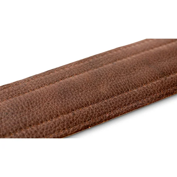 2.5-inc. Reflections Leather Guitar Strap 4111-25 - Spruce/Ebony