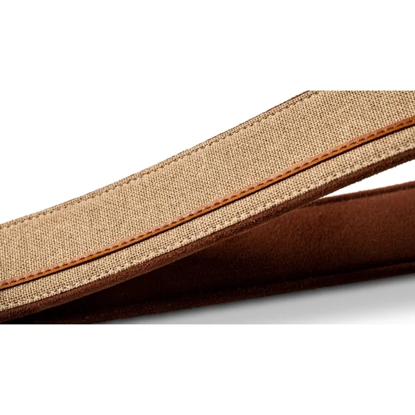 2.5-inc. Vegan Leather Guitar Strap 4203-25 - Tan