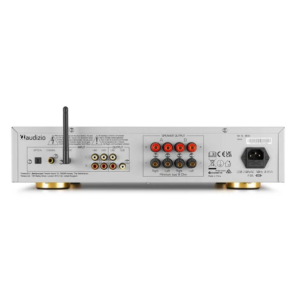 2nde Vie - Audizio AD420A Amplificateur Hi-Fi Bluetooth 400 Watts - Aluminium