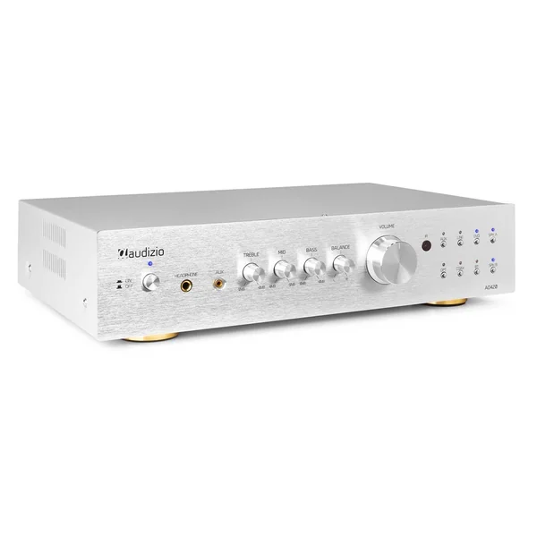 2nde Vie - Audizio AD420A Amplificateur Hi-Fi Bluetooth 400 Watts - Aluminium