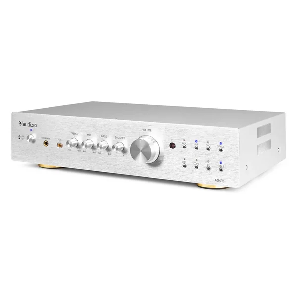 2nde Vie - Audizio AD420A Amplificateur Hi-Fi Bluetooth 400 Watts - Aluminium