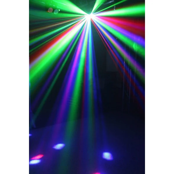 2nde Vie - BeamZ Butterfly LED - Jeu de lumière avec Stroboscope, 3x LED RVB, 3W par LED