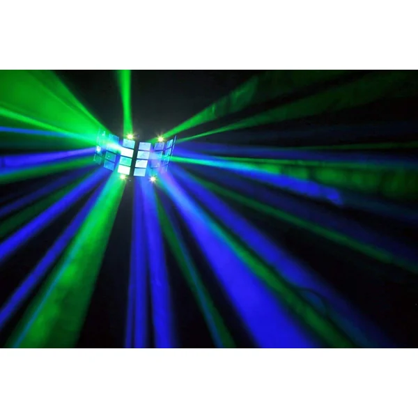 2nde Vie - BeamZ Butterfly LED - Jeu de lumière avec Stroboscope, 3x LED RVB, 3W par LED