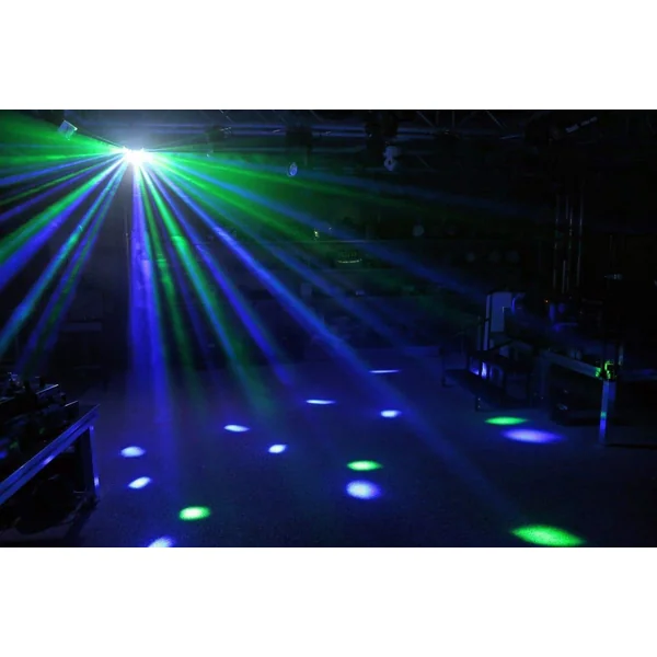 2nde Vie - BeamZ Butterfly LED - Jeu de lumière avec Stroboscope, 3x LED RVB, 3W par LED