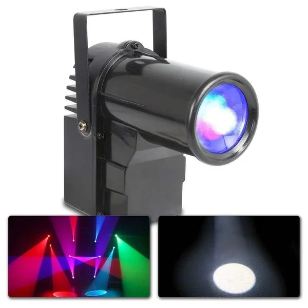 2nde Vie - BeamZ PS10W - Projecteur Spot LED RGB - 10 Watts, DMX