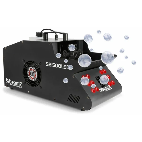 2nde Vie - BeamZ SB1500LED - Machine à Fumée et à Bulles, 1500W, Réservoir 1,35L, Mode DMX