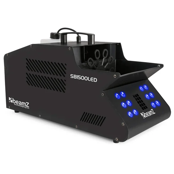 2nde Vie - BeamZ SB1500LED - Machine à Fumée et à Bulles, 1500W, Réservoir 1,35L, Mode DMX