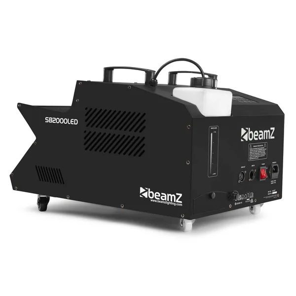2nde Vie - BeamZ SB2000LED - Machine à fumée et à bulles, 2000W, 18x LED RGB, réservoir 1,35, mode DMX