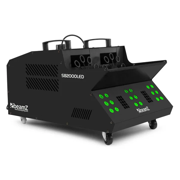 2nde Vie - BeamZ SB2000LED - Machine à fumée et à bulles, 2000W, 18x LED RGB, réservoir 1,35, mode DMX