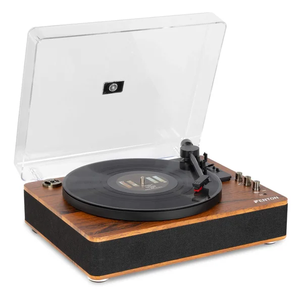 2nde Vie - Fenton RP162D Platine Vinyle Bluetooth avec Haut-Parleurs Intégrés - Noyer