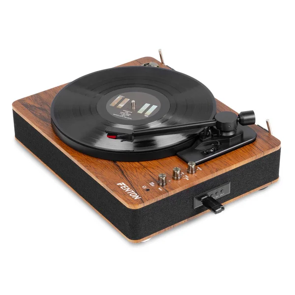 2nde Vie - Fenton RP162D Platine Vinyle Bluetooth avec Haut-Parleurs Intégrés - Noyer