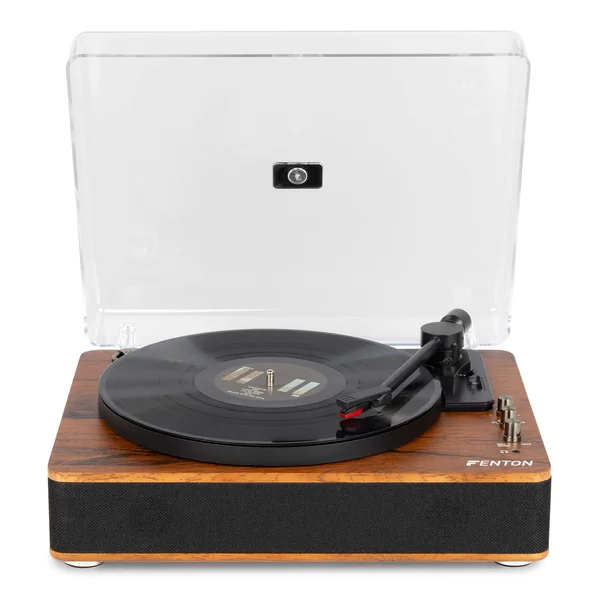 2nde Vie - Fenton RP162D Platine Vinyle Bluetooth avec Haut-Parleurs Intégrés - Noyer