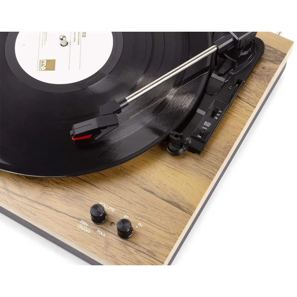 2nde Vie - Fenton RP165L Platine Vinyle Bluetooth avec 2 Enceintes - Bois Clair