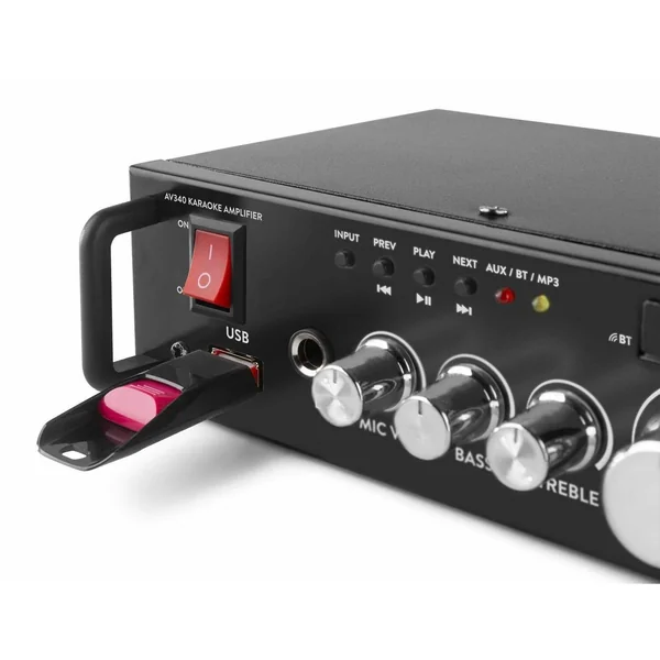 2nde Vie - MAX AV340 - Amplificateur numérique karaoké avec Bluetooth