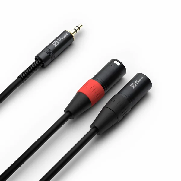 2nde Vie - PD Connex Câble Audio 2x XLR Male/Jack 3,5mm - 6m