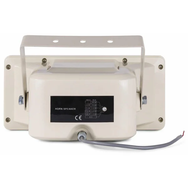2nde Vie - Power Dynamics HS30M - Haut-parleur à pavillon,100V, livré avec support de montage