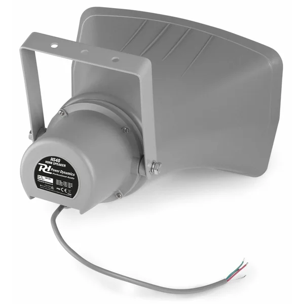 2nde Vie - Power Dynamics HS40 - Haut-parleur à pavillon, 100V, livré avec support de montage
