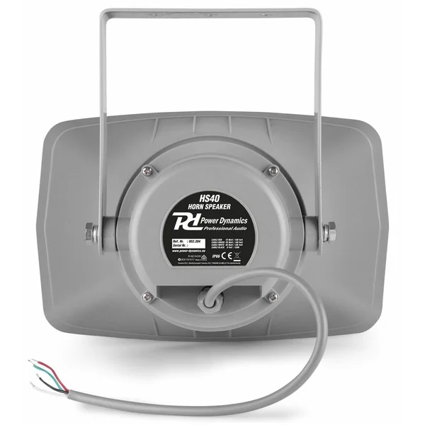 2nde Vie - Power Dynamics HS40 - Haut-parleur à pavillon, 100V, livré avec support de montage