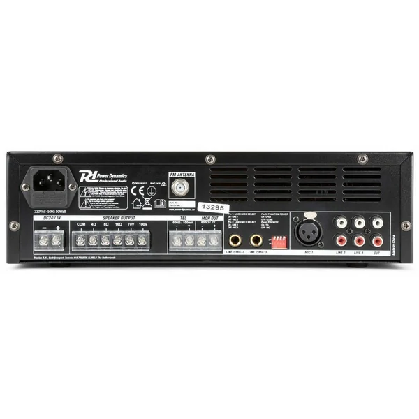 2nde Vie - Power Dynamics PBA120 - Amplificateur Bluetooth, 120 Watts, FM/USB/SD/MP3, avec télécommande
