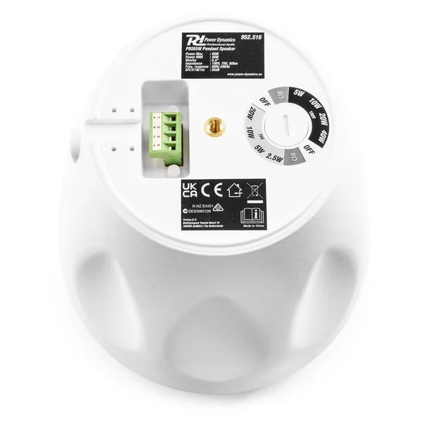 2nde Vie - Power Dynamics PDS65W - Enceinte à Suspendre 100 V/80W - Blanc