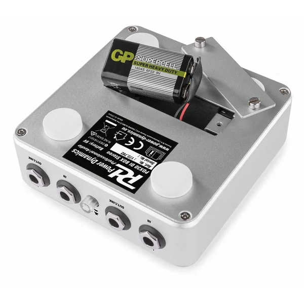 2nde Vie - Power Dynamics PDX30 - Boîtier DI stéréo, compatible batterie - Aluminium