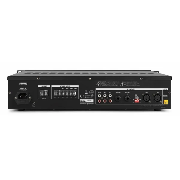 2nde Vie - Power Dynamics PRM360 - Amplificateur Mixeur 6 Canaux, 360W, Bluetooth, avec Télécommande