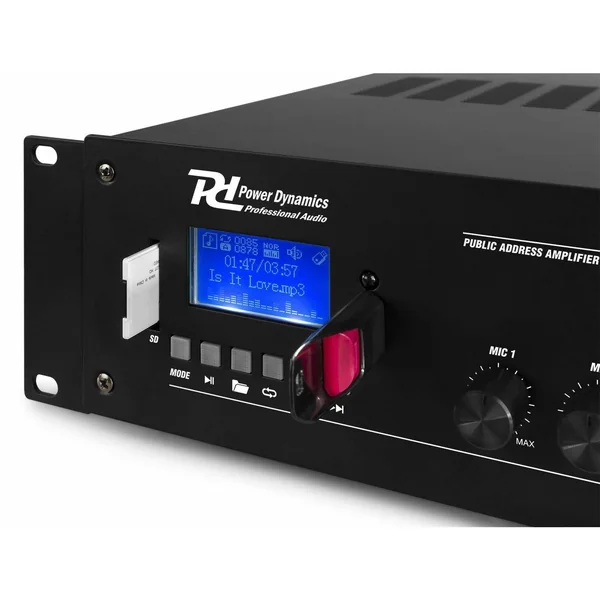 2nde Vie - Power Dynamics PRM360 - Amplificateur Mixeur 6 Canaux, 360W, Bluetooth, avec Télécommande