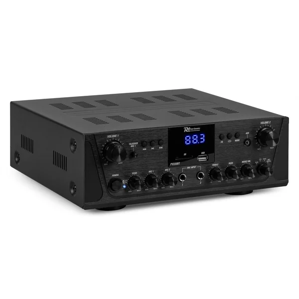 2nde Vie - Power Dynamics PV220BT Amplificateur Audio 2 Zones - 2 x 100 Watts