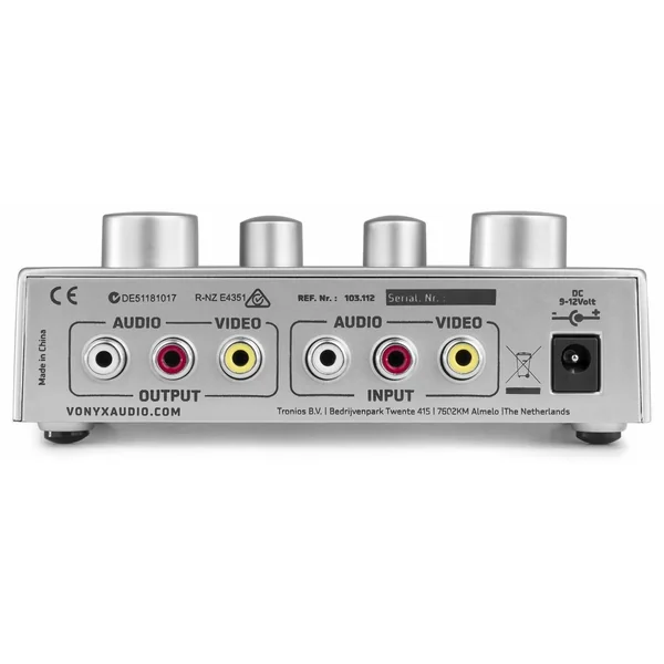 2nde Vie - Vonyx AV430 - Table de Mixage Écho Karaoké 2 Canaux avec 2 Microphones