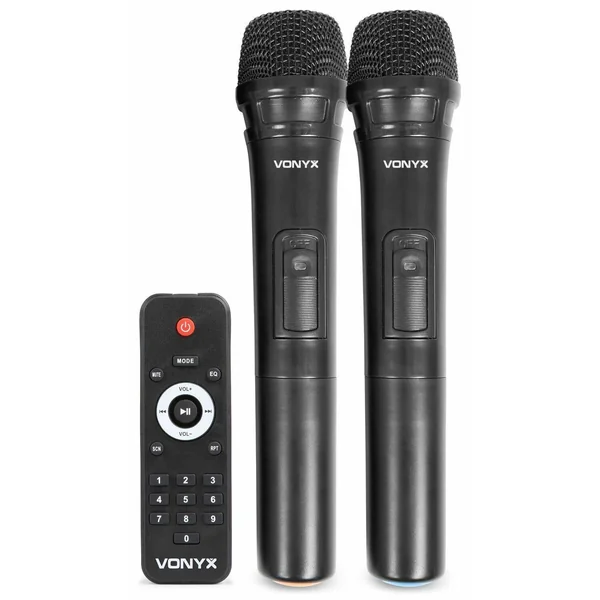 2nde Vie - Vonyx SPJ-PA915 Enceinte Sono Portable avec micros sans fil -