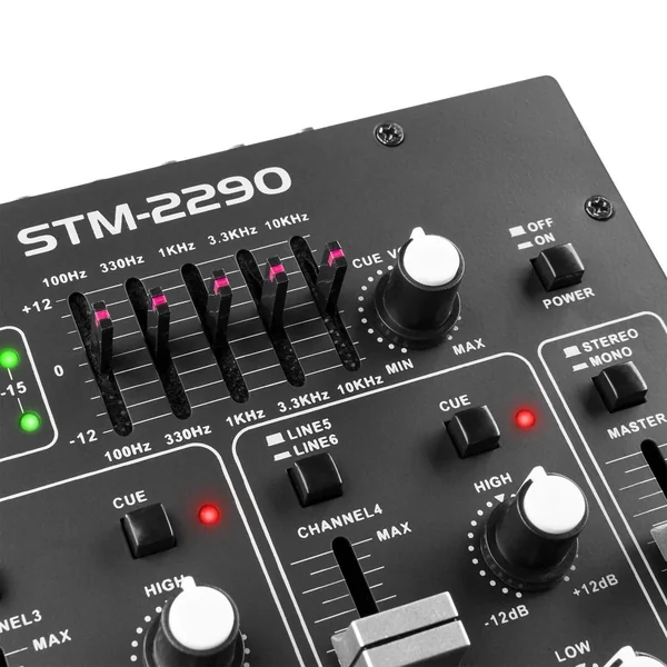 2nde Vie - Vonyx STM2270 - Table de Mixage DJ 4 Canaux, Entrée USB, Bluetooth