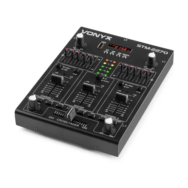 2nde Vie - Vonyx STM2270 - Table de Mixage DJ 4 Canaux, Entrée USB, Bluetooth