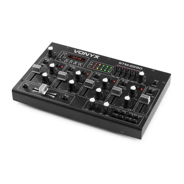 2nde Vie - Vonyx STM2290 - Table de Mixage DJ 8 Canaux, Entrée USB et Bluetooth