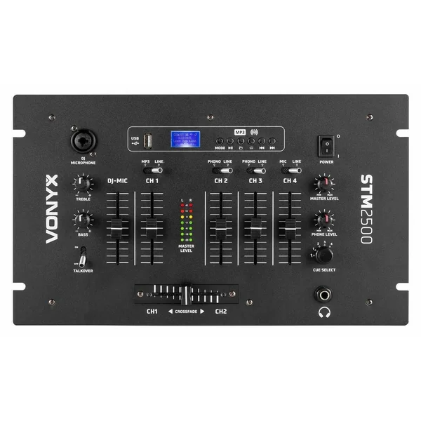 2nde Vie - Vonyx STM2500 - Table de mixage 5 canaux, technologie Bluetooth sans fil, port USB