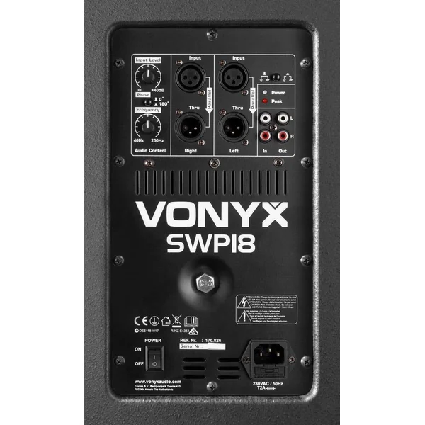 2nde Vie - Vonyx SWP18 Caisson de Basses Actif 1200W