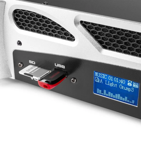 2nde Vie - Vonyx VPA300 - Amplificateur Digital 2x 150W, Bluetooth, MP3/USB/SD avec Télécommande