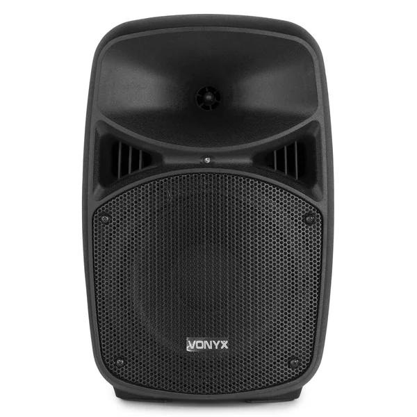 2nde Vie - Vonyx VPS082A - Set d'Enceintes LED 8" 400 Watts BT/USB/SD avec Télécommande et Micro