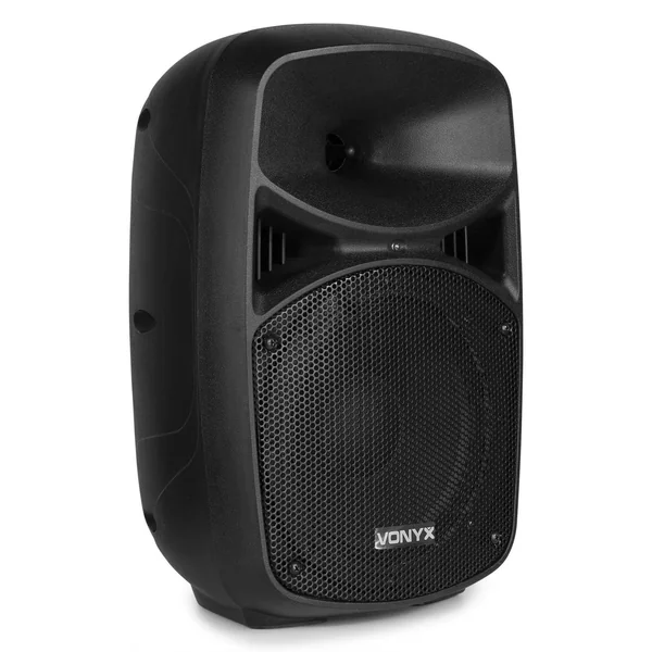 2nde Vie - Vonyx VPS082A - Set d'Enceintes LED 8" 400 Watts BT/USB/SD avec Télécommande et Micro