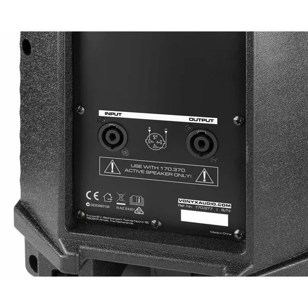 2nde Vie - Vonyx VSA10P Enceinte passive 10" Puissance 500W - Noir