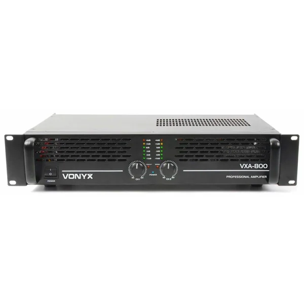 2nde Vie - Vonyx VXA-800 Amplificateur Professionnel, 2x 400 Watts, Connexion en Pont