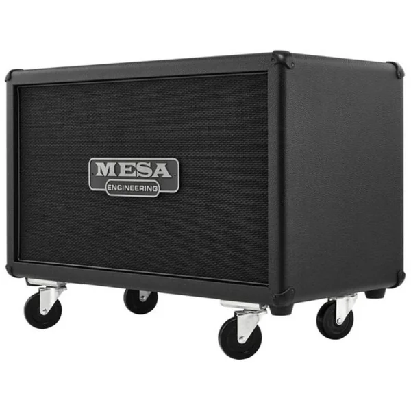 2X12 Horizontal Rectifier Guitar Cab. - Black Bronco
