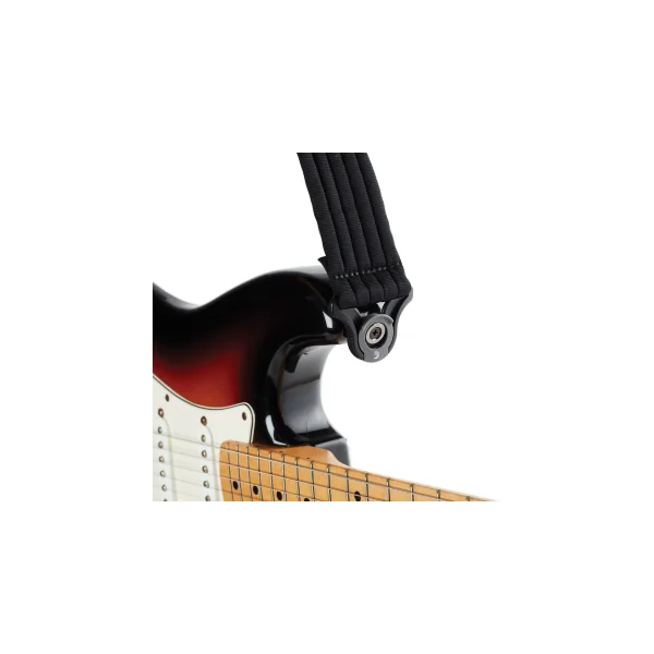 50BAL01 Auto Lock Strap Black Padded Stripes