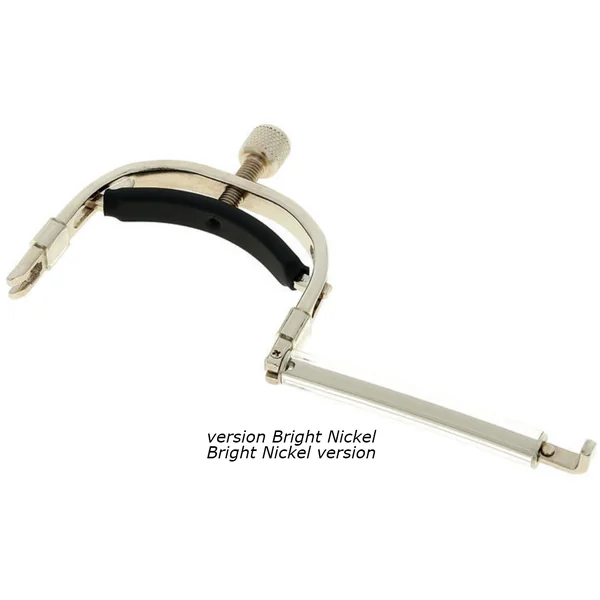 6-String Electric & Acoustic Guitar Capo #1100-16 - Black Nickel