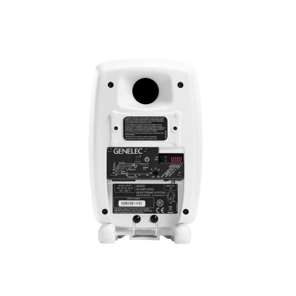 8020DWM Genelec enceinte de monitoring 2 voies 4 pouces 2x 50w RMS de couleur blanche