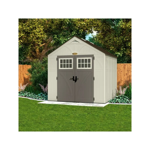 Abri de jardin 5,54m² en Polyéthylène 35mm avec Plancher