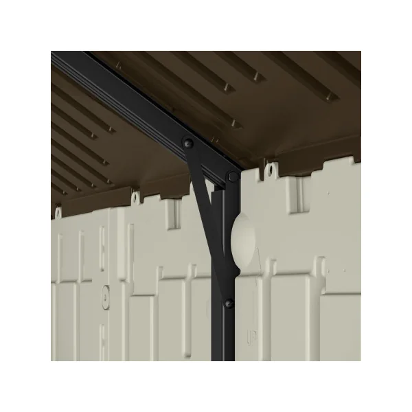 Abri de jardin 5,54m² en Polyéthylène 35mm avec Plancher